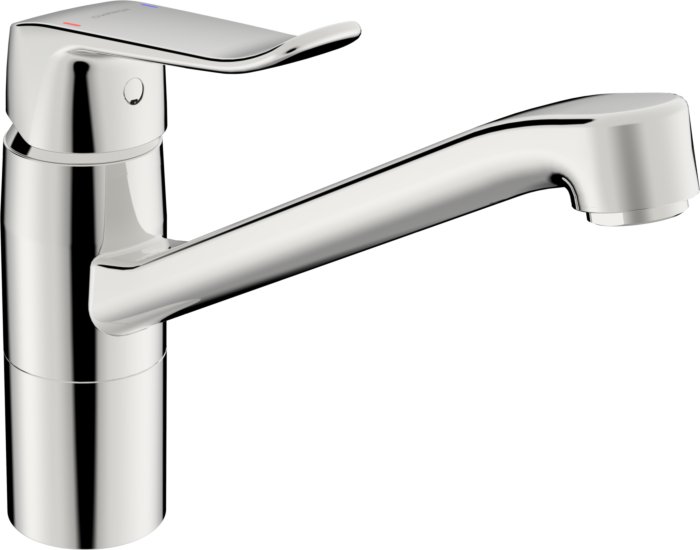 Hansacare Waschtischarmatur 46102206 ohne Ablaufgarnitur, schwenkbar, Hebel lang, Auslauf 214 mm, chrom