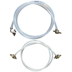 BieTal® Zapfanlage Schlauchpaket CO2 & Bier 7mm Bierleitung Biertüllen Edelstahl