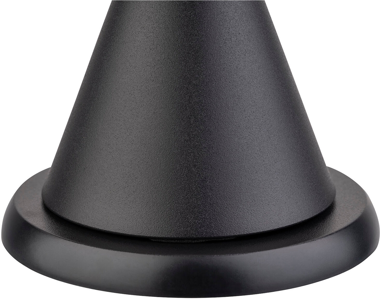 APS LED Tischleuchte "Akku-Tischleuchte "CONE MINI", Höhe 11,5 cm", schwarz, 1, Ø 13cm H: 11,5cm, 1 Stk., Leuchten, inkl. Ladestation, USB-Ladekabel und Fernbedienung, LED Tischleuchte