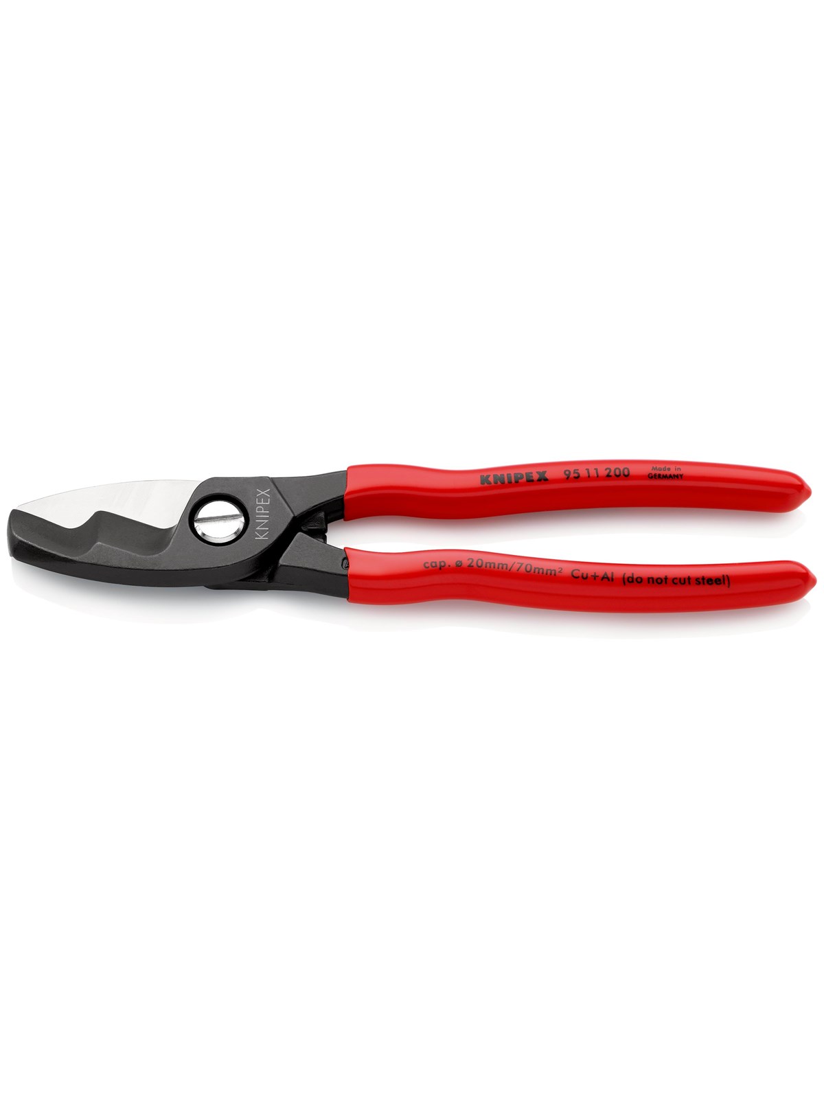 KNIPEX Kabelscheren, mit Doppelschneide