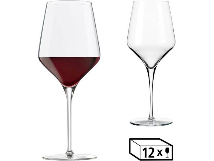 LIBBEY Weinglas Libbey 12er Set -PRISM-, 12-tlg., Glas, 473 ml, hochwertig verarbeitet, im modernen Design