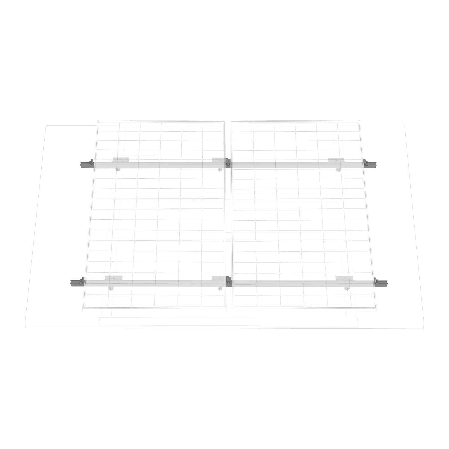 EcoFlow Bracket - Pitched Roof (0% MwSt. gem. § 12 Abs. 3 UStG) EFA-BKWPITCHEDROOF-W-EU