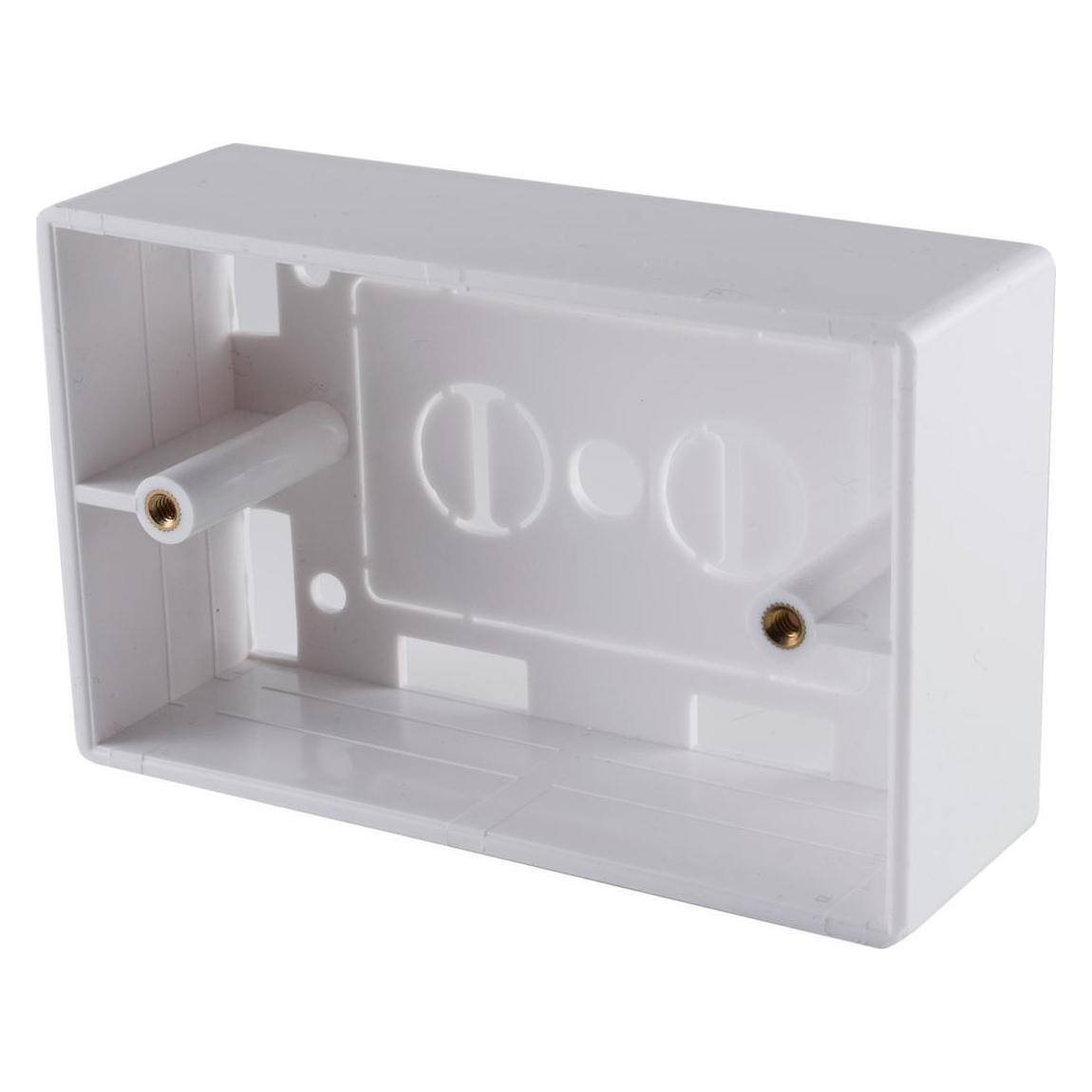 Shiverpeaks S/CONN maximum connectivity Netzwerk Adapter-Keystone-Aufputzgehäuse, weiss (Keystone Modul, Netzwerk Zubehör) (08-10110)