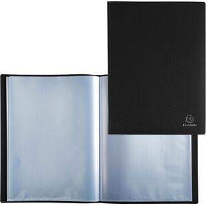 Exacompta Sichtbuch 8561E, aus PP, A4, mit 60 Hüllen, schwarz