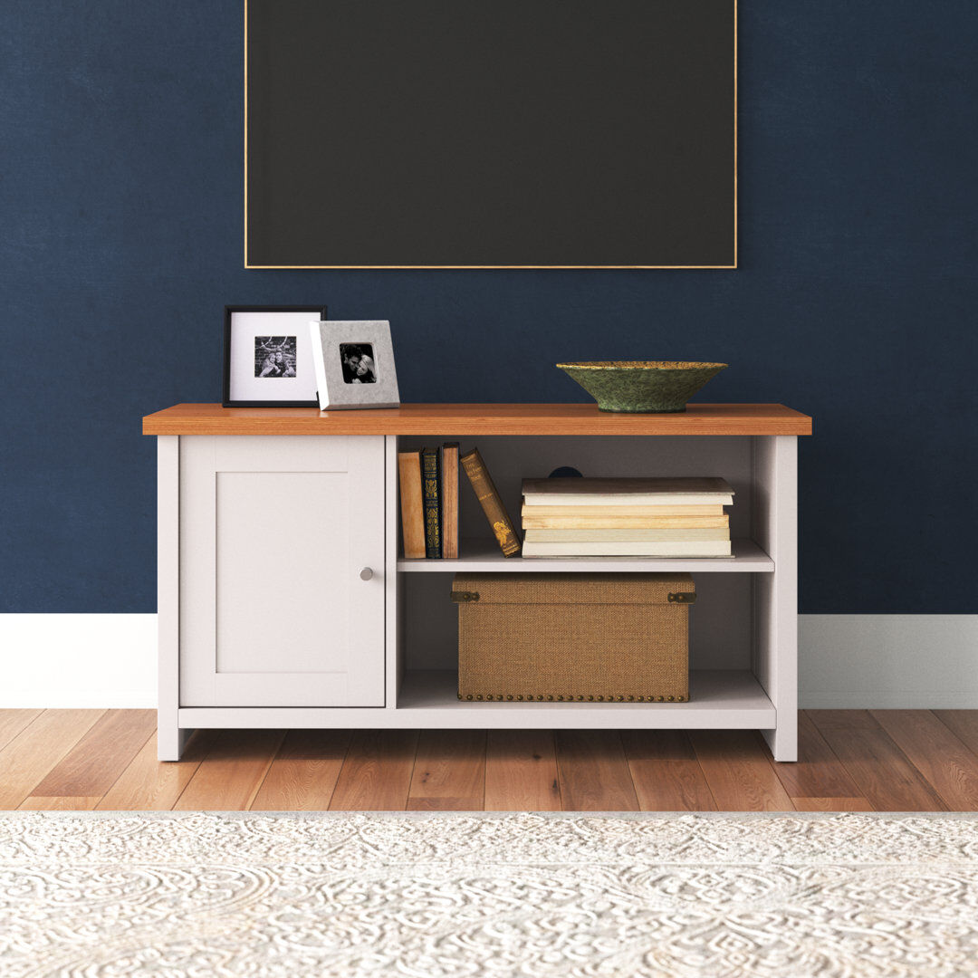 Three Posts Kerry TV Stand for TVs up to 42" Soft Grey/Beige 42"