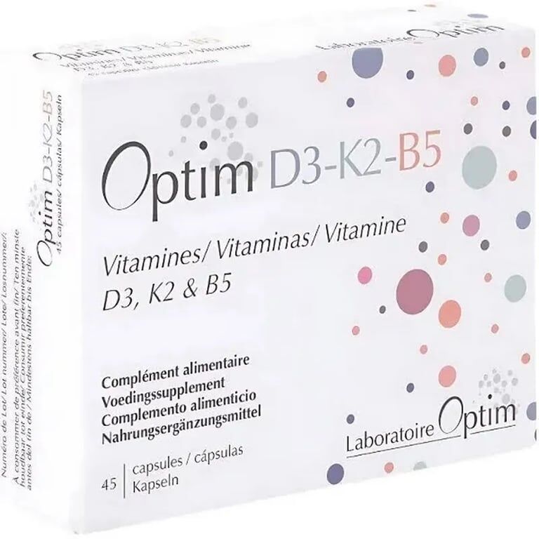 Laboratoire Optim Vitamina D3 K2 B5 45 Caps