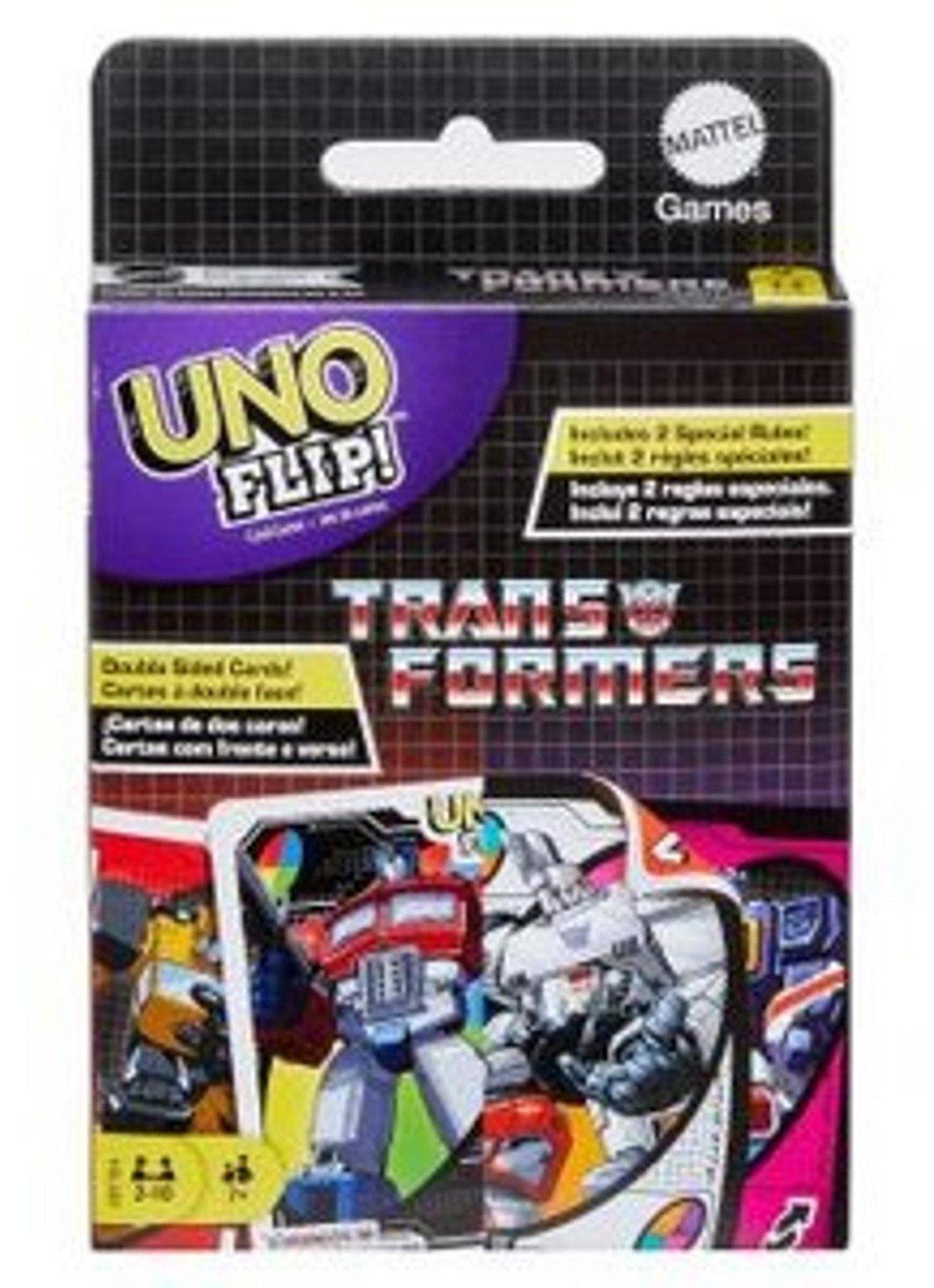 Mattel Transformers UNO Flip!