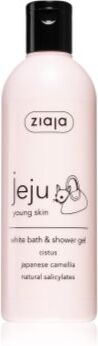 Ziaja Jeju Young Skin gel de duche e banho branco 300 ml. Jeju Young Skin