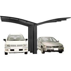 Ximax Carport Portoforte Typ 110 Y-Ausführung 495 x 542 cm-schwarz