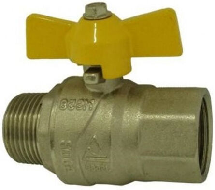 STENO vanne a boisseau sphérique pour gaz avec poignée papillon, 1&amp;quot;, 03100100