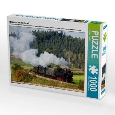 CALVENDO Puzzle Volldampf im Innviertel | 1000 Teile Lege-Größe 64x48cm Foto-Puzzle für glückliche Stunden