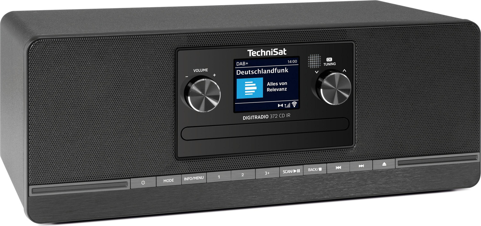 TechniSat DigitRadio 372 CD IR, zwart