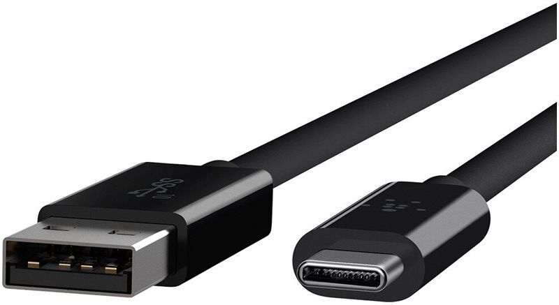 Belkin USB-A to USB-C Cable USB 3.1 0.9m Black
