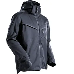 Hardshell-Regenjacke "22001-657" Customized - XS - schwarzblau