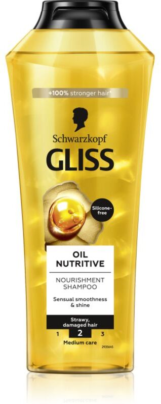 Schwarzkopf Gliss Oil Nutritive shampoing nourrissant à l'huile 400 ml