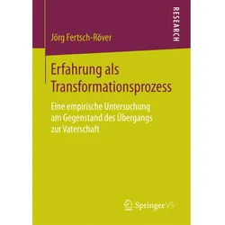Erfahrung als Transformationsprozess, Fachbücher von Jörg Fertsch-Röver