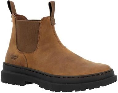 Georgia Boot Romeo Superlyte Chelsea Boot - Mens 11.5 Brown Boot W