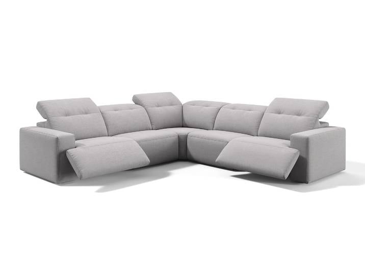 Stoff Wohnlandschaft SORANO Ecksofa Sitzecke Polsterecke Megasofa