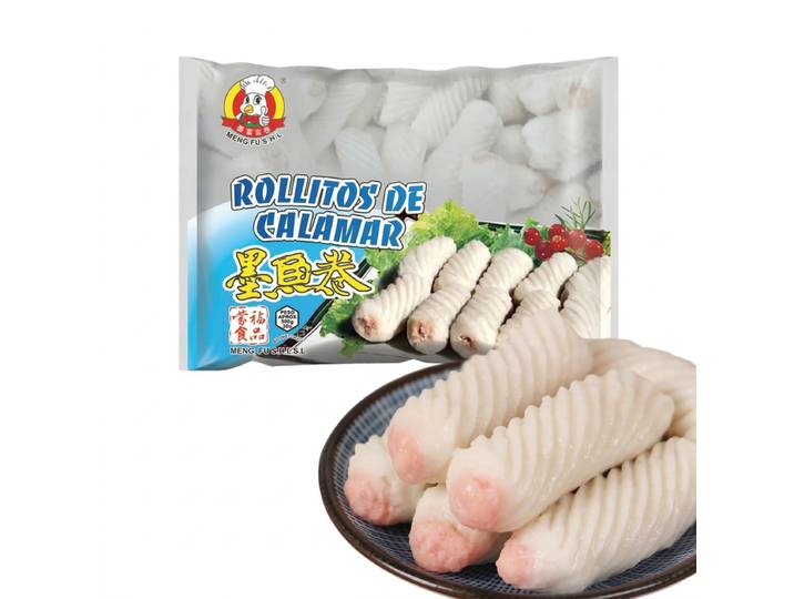 Meng Fu inktvisrolletjes 360 g