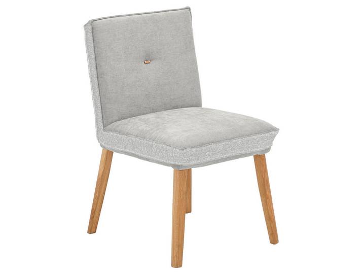 Linea Natura Stuhl, Grau, Holz, Eiche, vollmassiv, eckig, 49x86x67 cm, Esszimmer, Stühle, Esszimmerstühle, Vierfußstühle