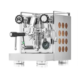 Rocket Appartamento Kompakte Siebträger Espressomaschine chrom kupfer