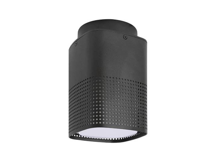 Nordlux Aussendeckenleuchte, Schwarz, Metall, zylindrisch, 12x19x12 cm, Lampen & Leuchten, Außenbeleuchtung, Außenleuchten