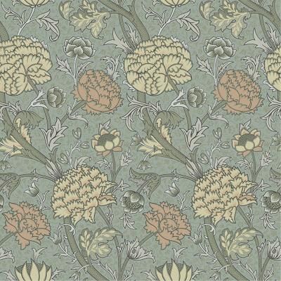A-Street Prints Cray Light Blue Floral Trail Wallpaper