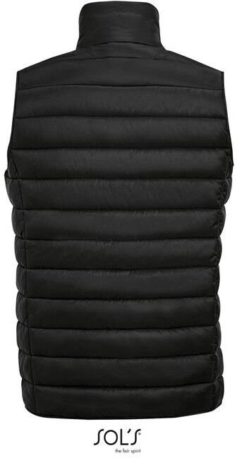 Bodywarmer personnalisable léger homme WAVE MEN noir