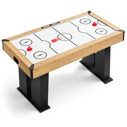 VEVOR Airhockey-Tisch 1525 mm Spieltisch mit Elektronischem Punktesystem für Spielzimmer, Keller und Freizeitbereiche, Gleichmäßiger Luftstrom mit MDF-Platten, Verstellbaren Füßen und Eckenschutz