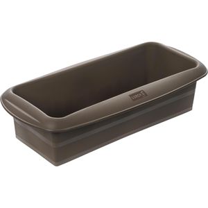 Lurch Backform FlexiForm 85010, aus Silikon, 30 x 11,5 x 7 cm, braun, Kastenform