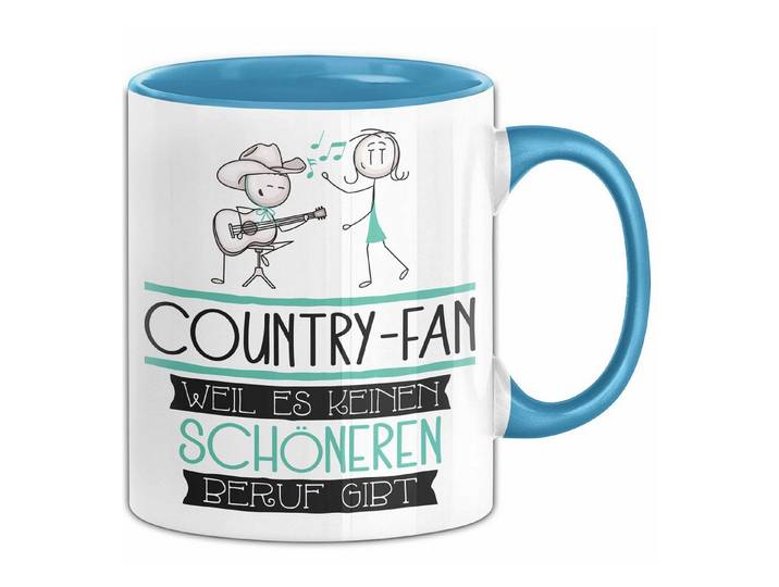 Trendation Tasse Country-Fan Weil Es Keinen Schöneren Beruf Gibt Tasse Geschenk für E
