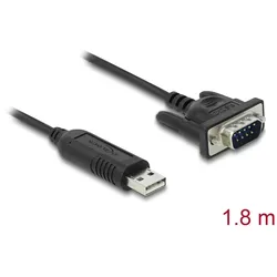 DELOCK USB 2.0 zu Seriell RS-232 Adapter kompakte Steckergeh