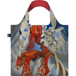 LOQI Museum Tasche Robert Delaunay Red Eiffel Tower aus recyceltem Material