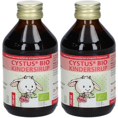 2x Cystus Bio Kindersirup 2x200 ml Sirup