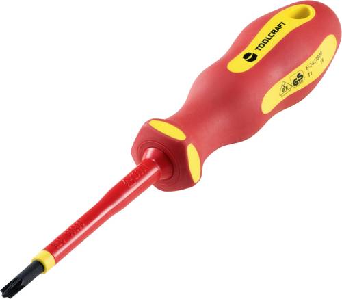 TOOLCRAFT SL/PZ1 VDE Plus/minus-Schraubendreher Größe (Schraubendreher) SL/PZ 1 Klingenlänge: 80mm