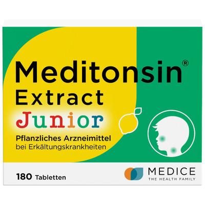 Meditonsin Extract Junior pflanzl.Erkältungstabl. 180 St Tabletten