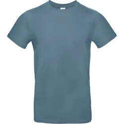 B&C Herren Schweres T-Shirt #E190 TU03T stone blue M
