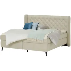 Twist Boxspringbett  Madison ¦ beige ¦ Maße (cm): B: 177 H: 122