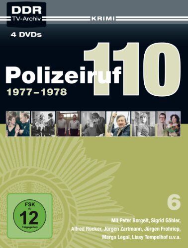 Peter Borgelt - Polizeiruf 110 - Box 6: 1977-1978 (DDR TV-Archiv) [4 DVDs] - Preis vom 09.10.2026 07:28:09 h