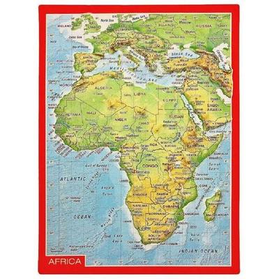 Reliefpostkarte Afrika, Nonbook von Andre Markgraf,Mario Engelhardt, Georelief Vertriebs GbR