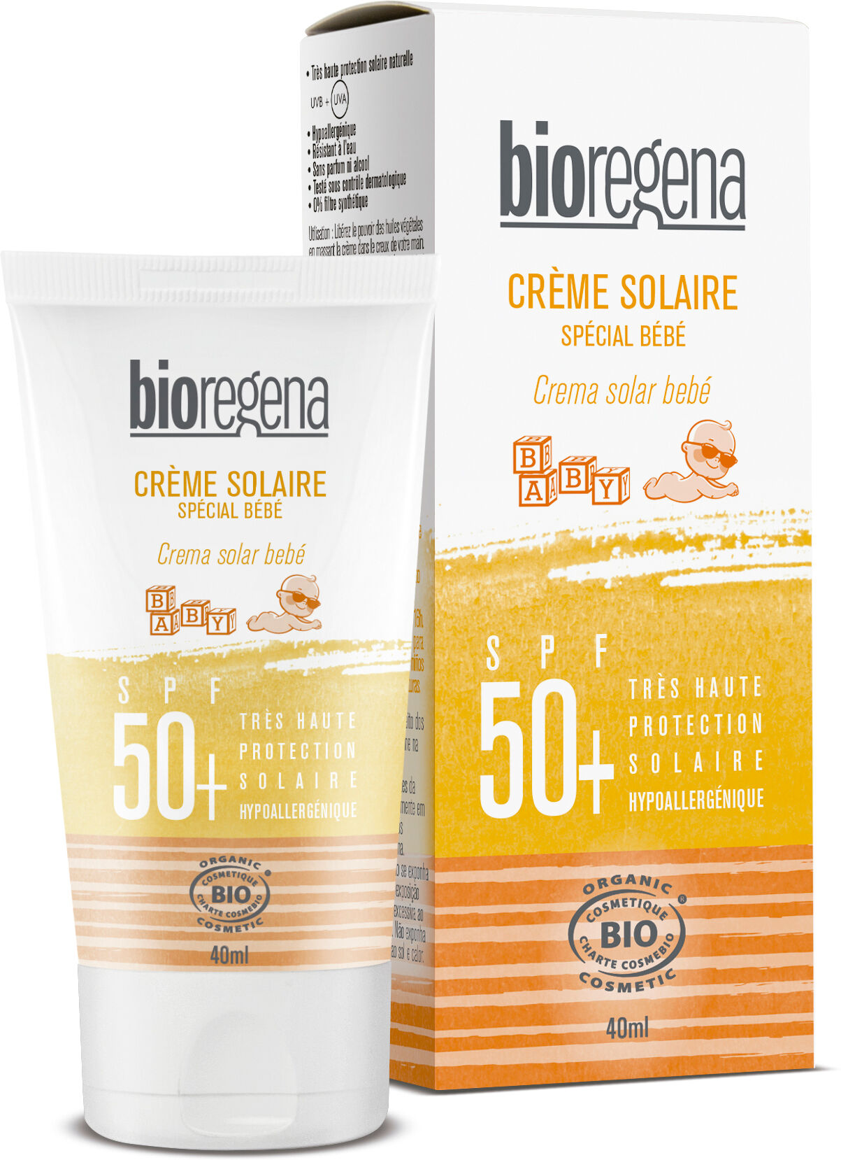 Bioregena Special sunscreen for babies SPF 50+ 40 ml