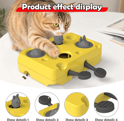 Inspire Essentials Cat Puzzle Feeder Toy Slow Feeder And Mental Stimulation Game For Indoor Cats Cat Puzzle Feeder Toy Slow Feeder And Mental Stimulation Game For Indoor Cats