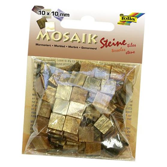 Folia Mosaiksteine MARMORIERTER MIX, 45g, 10x10mm (38650427)