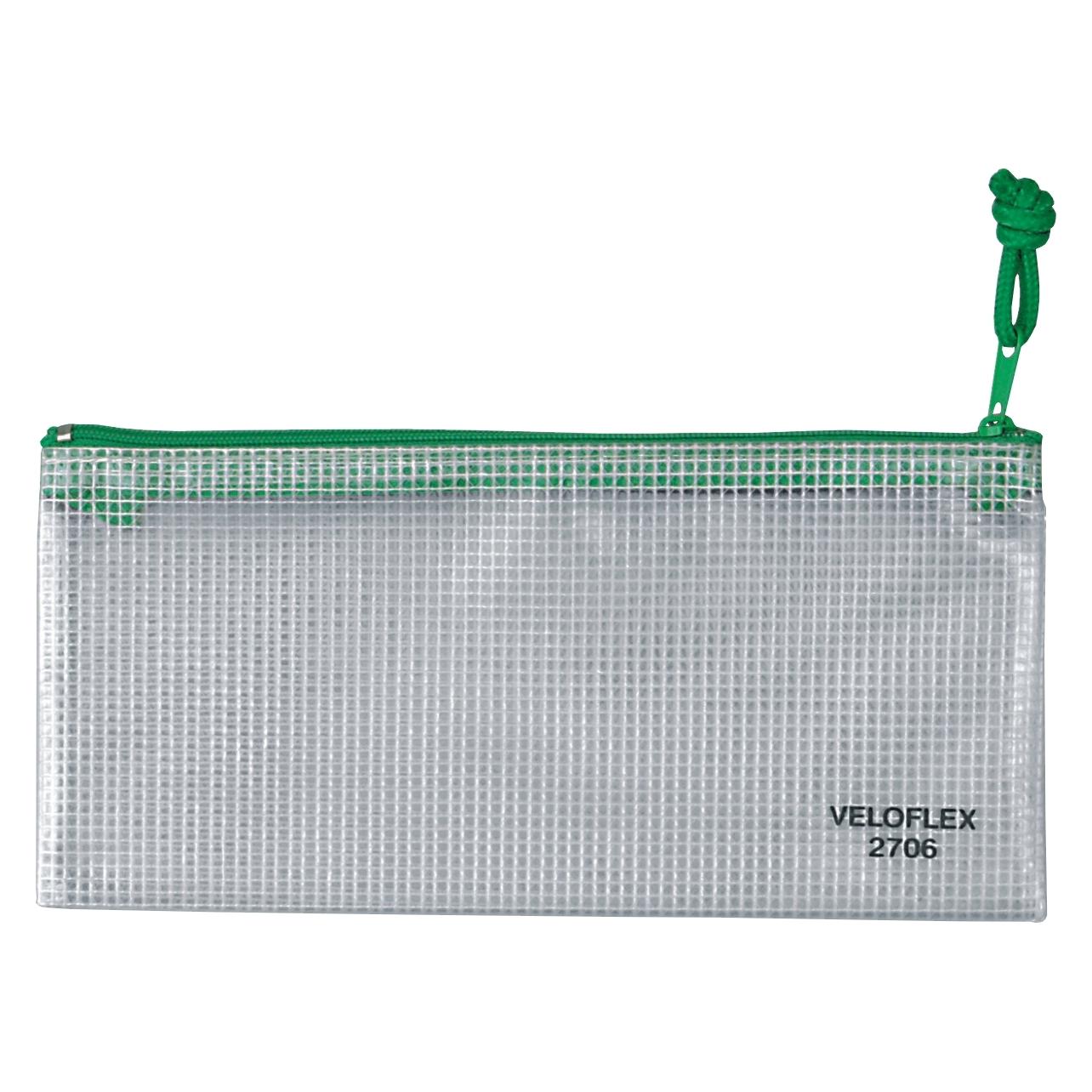 Veloflex Reissverschlusstasche PVC-Folie transparent (A6) (2706000)
