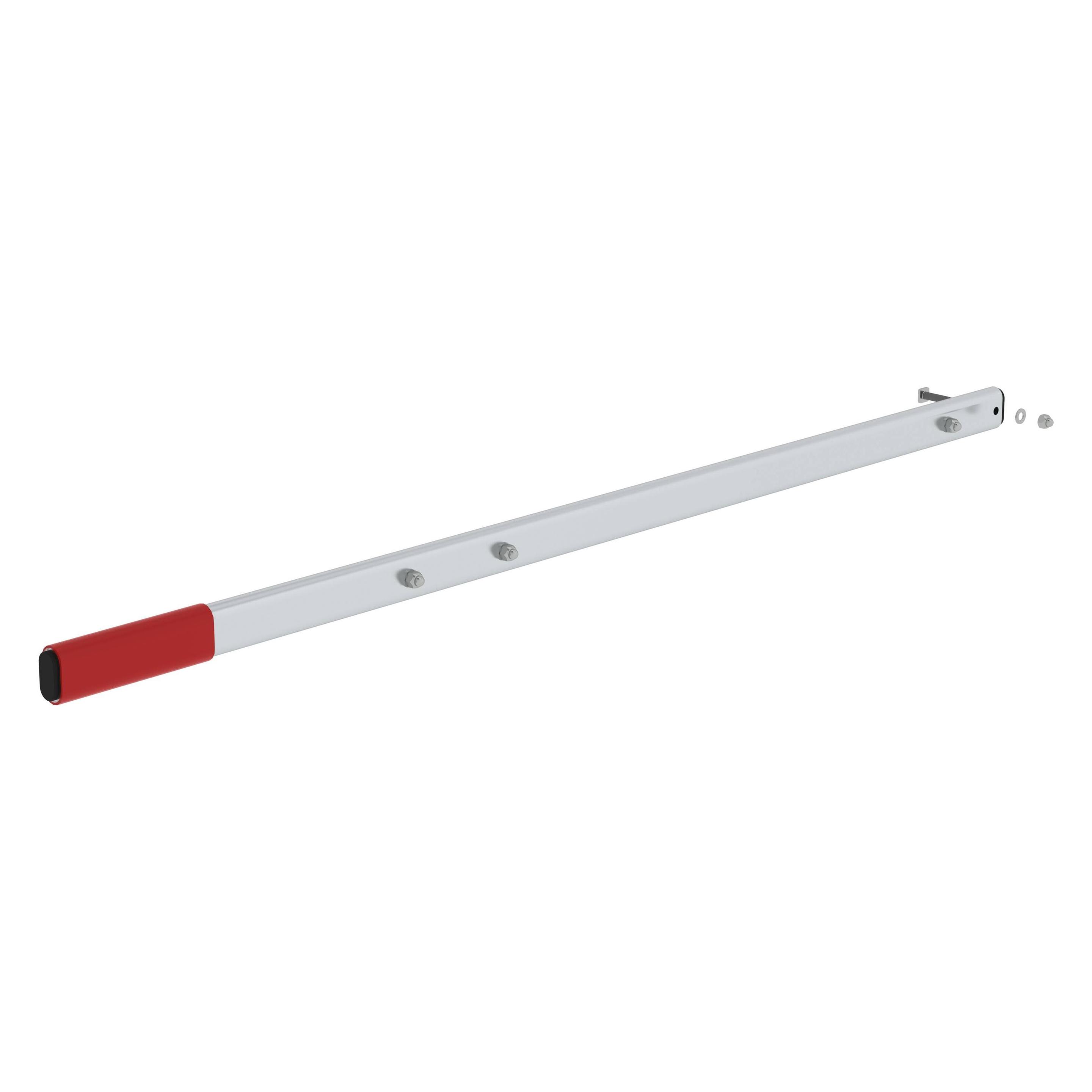 Munk Schiebegriff inkl. Schrumpfschlauch für Arbeitspodest fahrbar 4 stufig, Länge 1180 mm (118 cm) (050142)
