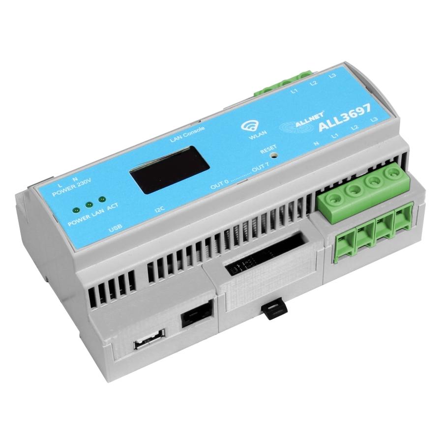 Allnet ALL3697-32A/PM4 HUT Powermeter 32A 3phasig (0.16 m) (ALL3697-32A)