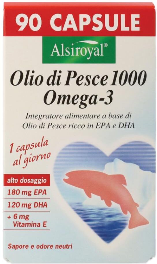 DOTT.C.CAGNOLA Srl Olio Pesce 1000 Omega 3, 90 Capsule - Integratore di Omega-3 ad Alto Dosaggio