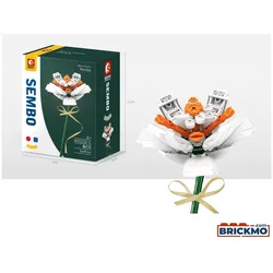 Sembo Blume Safran weiß 601232C