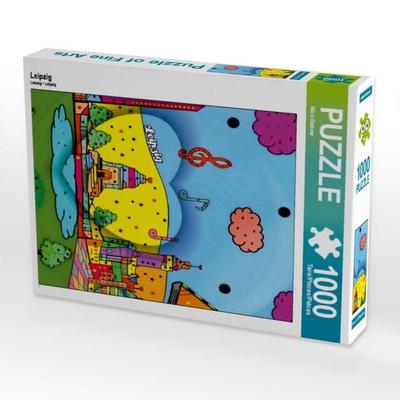 CALVENDO Puzzle Leipzig 1000 Teile Puzzle hoch | 1000 Teile Lege-Größe 64 × 48 cm Foto-Puzzle für glückliche Stunden