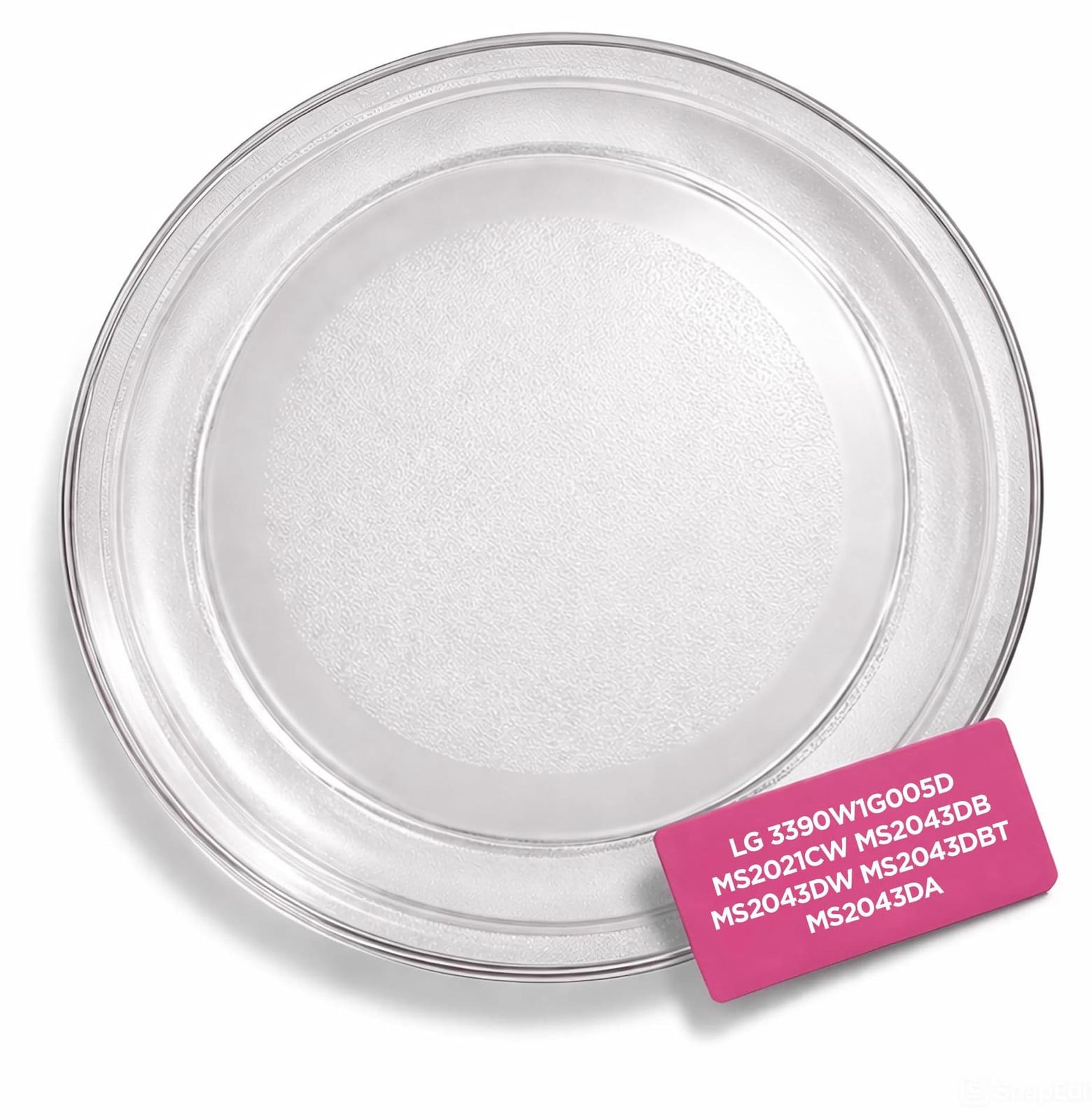 Dripio Magnetron-draaiteller van glas, 24,5 cm, geschikt voor LG-modellen